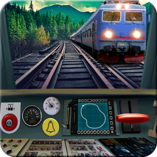 Train driving simulator Icon