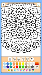 Mandala Coloring Pages Screenshot 8