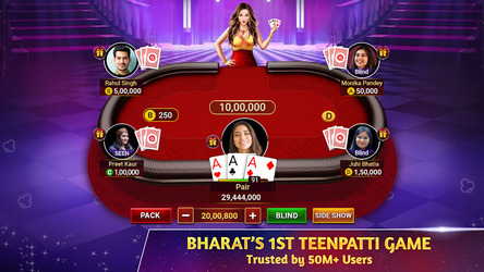 Teen Patti Octro 3 Patti Rummy Скриншот 1