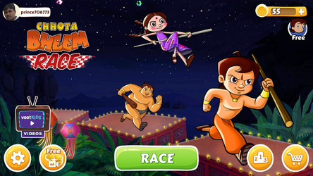 Chhota Bheem Race Game Скриншот 1