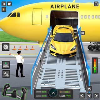 Airplane Pilot Car Transporter Icon