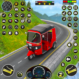 Tuk Tuk Rikshaw Auto Game Icon