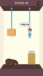 Rescue Cut - Rope Puzzle Скриншот 1
