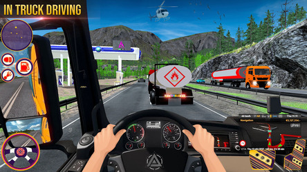 Truck Driving Simulator Games Скриншот 1
