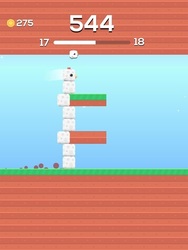 Square Bird - Flappy Chicken Screenshot 6