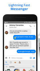 Messenger Go для социальных сетей, сообщений, Скриншот 2