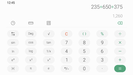 Samsung Calculator Скриншот 3