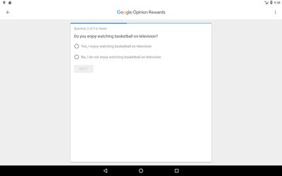 Google Opinion Rewards Screenshot 7