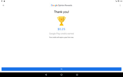 Google Opinion Rewards Screenshot 8