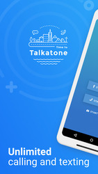Talkatone: Free Texts, Calls & Phone Number Скриншот 1