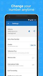 Talkatone: Free Texts, Calls & Phone Number Скриншот 4