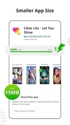 Likee Lite - Funny videos Screenshot 1