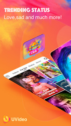 UVideo - Share Videos, Status Downloader, Shayari Скриншот 1