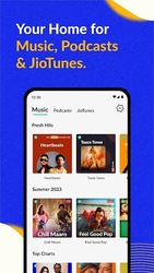 JioSaavn - Music & Podcasts Скриншот 1
