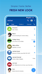JioChat Messenger & Video Call Скриншот 2