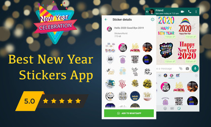 New Year Stickers for WhatsApp Screenshot 1