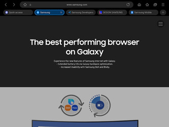 Samsung Internet Browser Скриншот 8