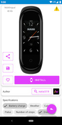 Mi Band 4 WatchFaces Screenshot 2