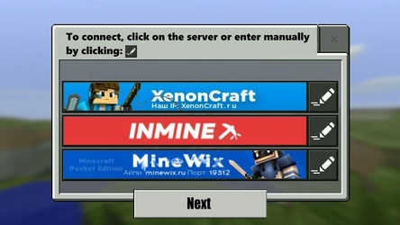 Список серверов для Minecraft Скриншот 8