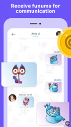 Funtome: online communication messenger Screenshot 4