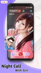 Night Call with Girls: Girls Fun Chat Prank Screenshot 1