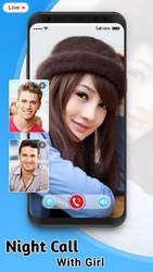 Night Call with Girls: Girls Fun Chat Prank Screenshot 4
