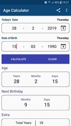 Age Calculator by Date of Birth Screenshot 1