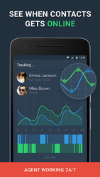 WhatsAgent: Online Notifier and Last Seen History Screenshot 1