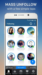 Cleaner for Instagram Unfollow, Block and Delete Screenshot 1