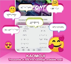 Kika Keyboard - Emoji, Fonts Screenshot 3