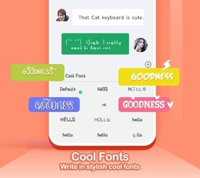 Kika Keyboard - Emoji, Fonts Screenshot 4