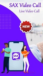 Sax Video Call - Live Talk Скриншот 1