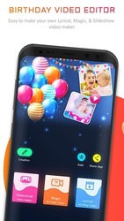 Birthday Video Maker with Song and Name Скриншот 1