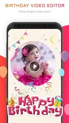 Birthday Video Maker with Song and Name Скриншот 2