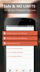 Unfollow Pro for Instagram Скриншот 3