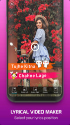 Lyrical Photo Video Maker with Music Скриншот 2