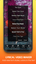Lyrical Photo Video Maker with Music Скриншот 3