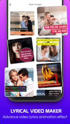 Lyrical Photo Video Maker with Music Скриншот 4