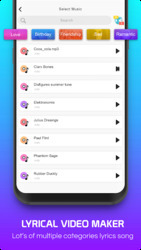 Lyrical Photo Video Maker with Music Скриншот 6