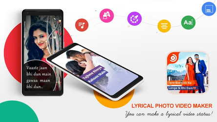Lyrical Photo Video Maker with Music Скриншот 8