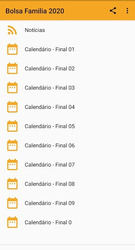 Bolsa Família 2020 calendário | bolsaApp Скриншот 1