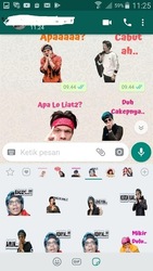 Sticker WA Youtuber Indonesia 2019 WAStickerApps Скриншот 1