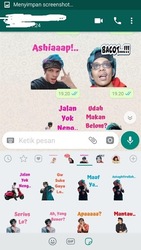 Sticker WA Youtuber Indonesia 2019 WAStickerApps Скриншот 2