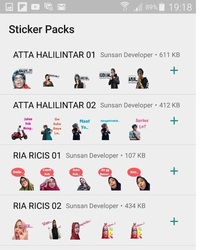 Sticker WA Youtuber Indonesia 2019 WAStickerApps Скриншот 6