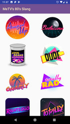 MeTV's '80s Slang for Gboard Screenshot 2