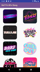 MeTV's '80s Slang for Gboard Screenshot 3