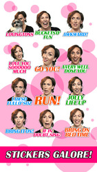 Miranda Hart Stickers Скриншот 2