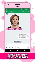 Miranda Hart Stickers Скриншот 5