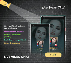 Live Video Call - Girls Random Video Chat Screenshot 1