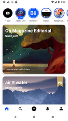 Behance – творческие портфолио Скриншот 1